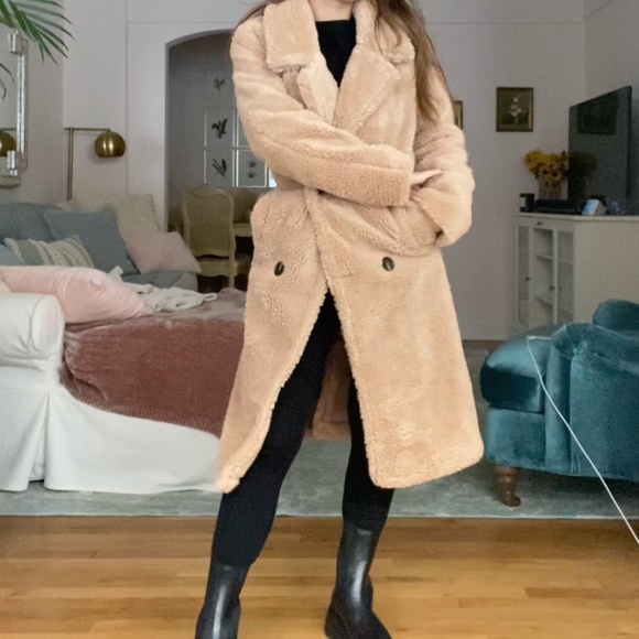 poshmark teddy coat
